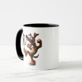 Combat entre un chien et un fantôme. マグカップ (正面左)