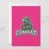 Combat Esports Emblem | Digital Warrior Logo 招待状 (正面)