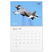 COMBAT HARRIER! - AV-8B ハリアー II カレンダー (2月 2027)