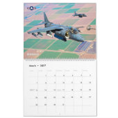 COMBAT HARRIER! - AV-8B ハリアー II カレンダー (3月 2027)