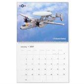 COMBAT HAWKEYE – アメリカ海軍E-2 Hawkeye カレンダー (1月 2027)
