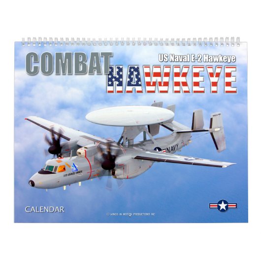 COMBAT HAWKEYE – アメリカ海軍E-2 Hawkeye カレンダー (カバー)