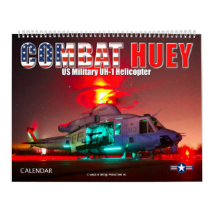 COMBAT HUEY - UH-1ヘリコプター カレンダー
