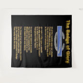 COMBAT INFANTRYMAN' BADGE POEM タペストリー (正面(横))