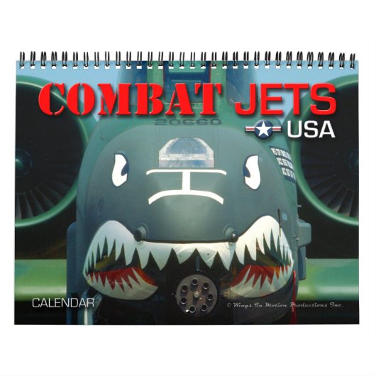 Combat Jets USAカレンダー カレンダー (カバー)