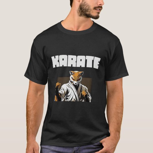 Combat Sports Karate Fox Tシャツ (正面)