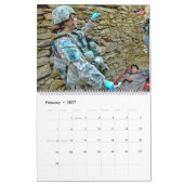 COMBAT SQUAD – 米国軍隊戦闘女性 カレンダー (2月 2027)