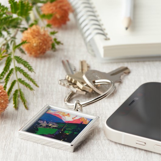 Combluxプロモーションポスターでスキー キーホルダー (側面)