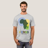 COMBOプロジェクト: 協力によるアフリカの繋がり Tシャツ (正面フル)