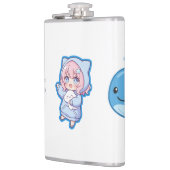 Combo Kawaii Anime, Cute Blue Whale and Octo-Vibes フラスク (左)