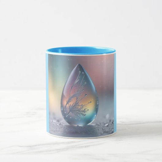 Combo Mug, 110z (Droplet) マグカップ (中央)