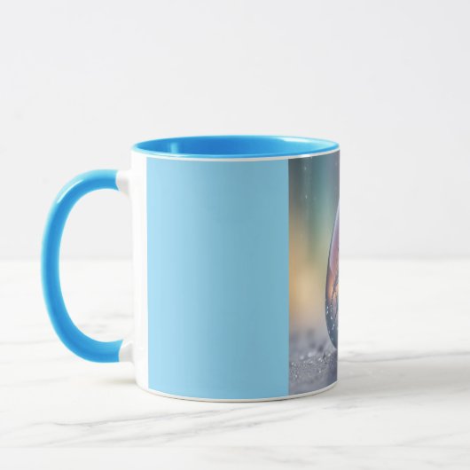 Combo Mug, 110z (Droplet) マグカップ (左)