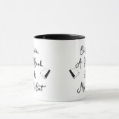 Combo Mug 11 oz (black on white) マグカップ (中央)
