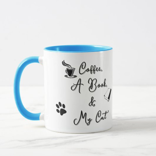 Combo Mug 11 oz (sky blue) マグカップ (左)