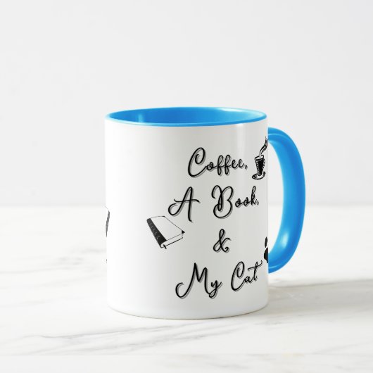 Combo Mug 11 oz (sky blue) マグカップ (正面右)