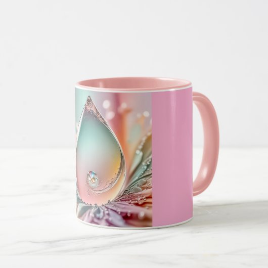 Combo Mug, 11oz (Droplet-2) マグカップ (正面右)