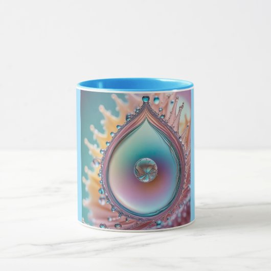 Combo Mug, 11oz (Droplet-3) マグカップ (中央)