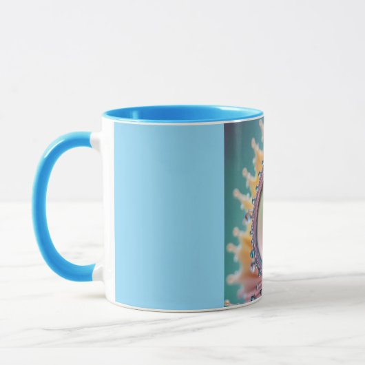 Combo Mug, 11oz (Droplet-3) マグカップ (左)