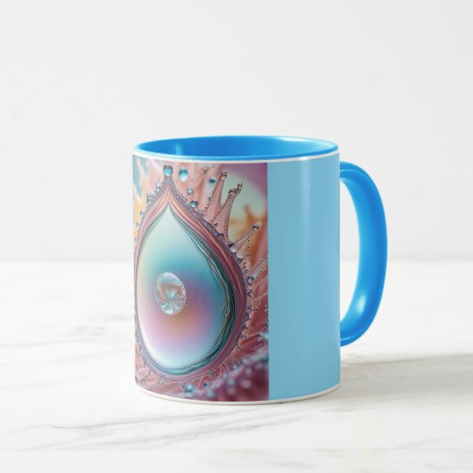 Combo Mug, 11oz (Droplet-3) マグカップ (正面右)