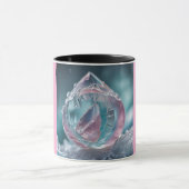 Combo Mug, 11oz (Droplet-4) マグカップ (中央)