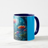 Combo Mug, 11oz (Twilight Flower-7) マグカップ (正面右)