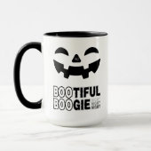 Combo Mug 15oz : HALLOWEEN Face マグカップ (左)