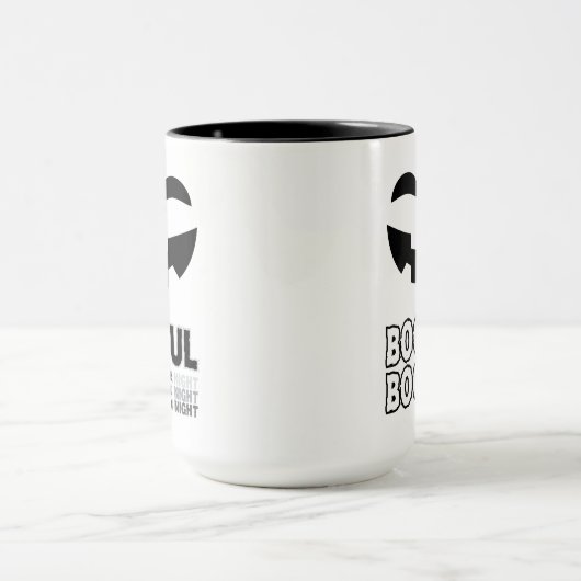 Combo Mug 15oz : HALLOWEEN Face マグカップ (中央)