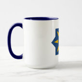 Combo mug  444 g blanc/ bleu marine  UE マグカップ (左)