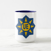 Combo mug  444 g blanc/ bleu marine  UE マグカップ (中央)