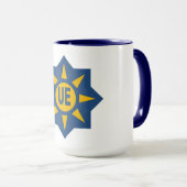 Combo mug  444 g blanc/ bleu marine  UE マグカップ (正面右)