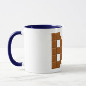 COMBO MUG bleu/marine BRÉSIL マグカップ (左)