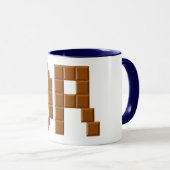 COMBO MUG bleu/marine BRÉSIL マグカップ (正面右)