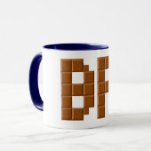 COMBO MUG bleu/marine BRÉSIL マグカップ (正面左)