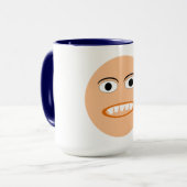 Combo mug bleu marine HUMOUR マグカップ (正面左)