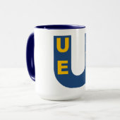 Combo Mug bleu marine UE SPORT マグカップ (正面左)