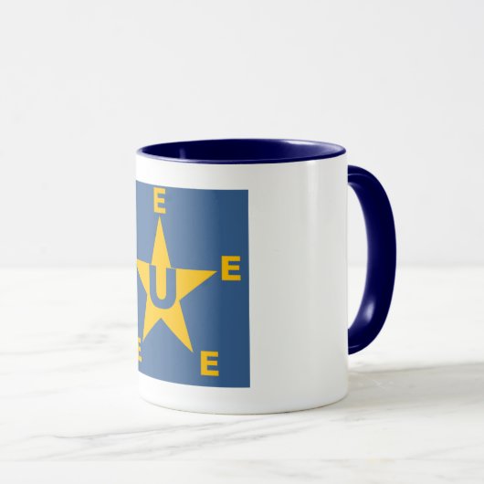 COMBO MUG  DESIGN   UE マグカップ (正面右)