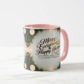 Combo Mug Set – Cozy Candlelight Christmas Gift マグカップ (正面右)