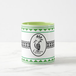 Combo mug Tribal cagou Style vert マグカップ