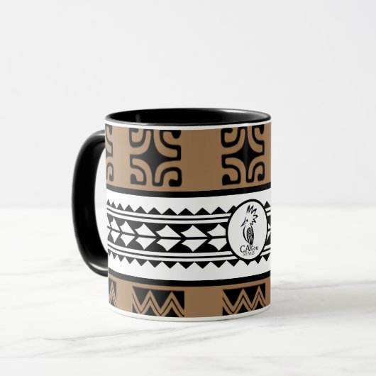 Combo mug Tribal Ethnic マグカップ (正面左)