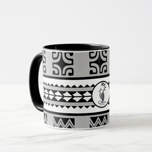 Combo mug Tribal Ethnic マグカップ (正面左)