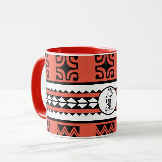 Combo mug Tribal Ethnic マグカップ (正面左)