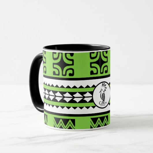 Combo mug Tribal Ethnic マグカップ (正面左)