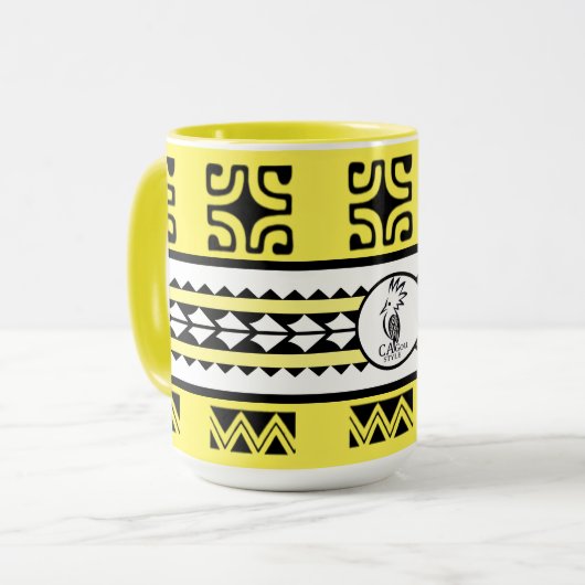 Combo mug Tribal Ethnic 44,3 ml マグカップ (正面左)