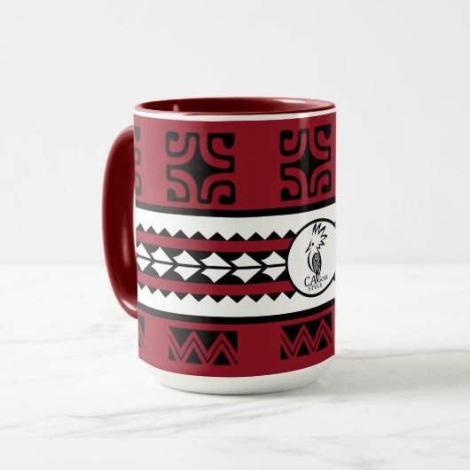 Combo mug Tribal Ethnic 44,3 ml マグカップ (正面左)