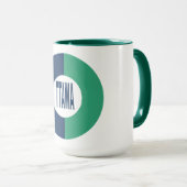 Combo mug vert chasseur  444 ml  OTTAWA マグカップ (正面右)