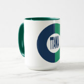 Combo mug vert chasseur  444 ml  OTTAWA マグカップ (正面左)
