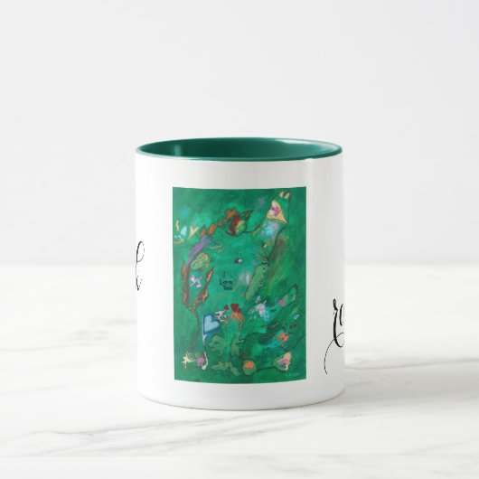 Combo mugg "Mugg Lek ha roligt" マグカップ (中央)