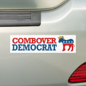 Combover民主党員 --.png バンパーステッカー (車上)