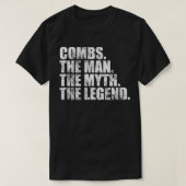 CombsCombsファミリー名Combs姓Combs Surna Tシャツ (デザイン正面)