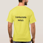 Combustableの金属 Tシャツ (裏面)